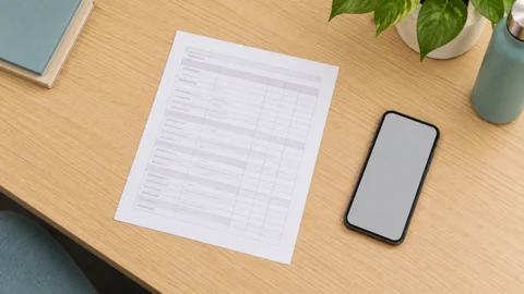 Record on desk — generated campus-care image