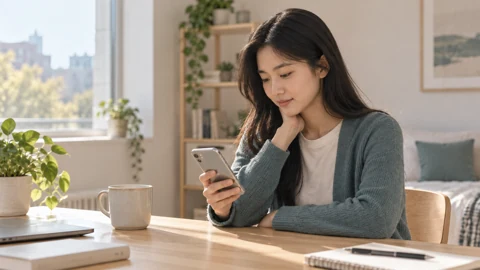 Student records at home — generated campus-care image
