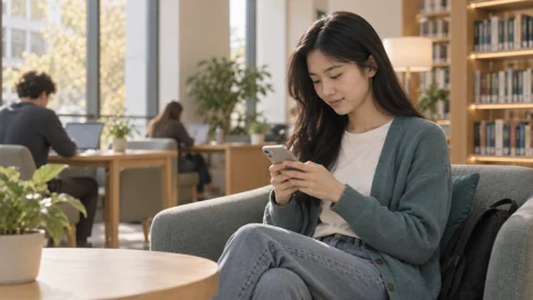 Message care team — generated campus-care image