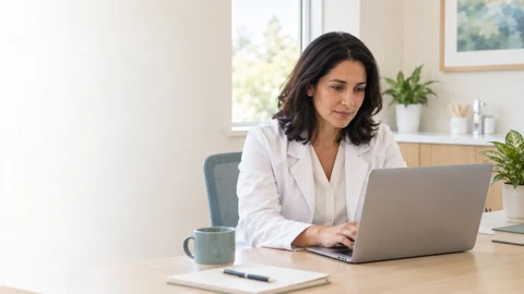 Reviewing draft — generated campus-care image